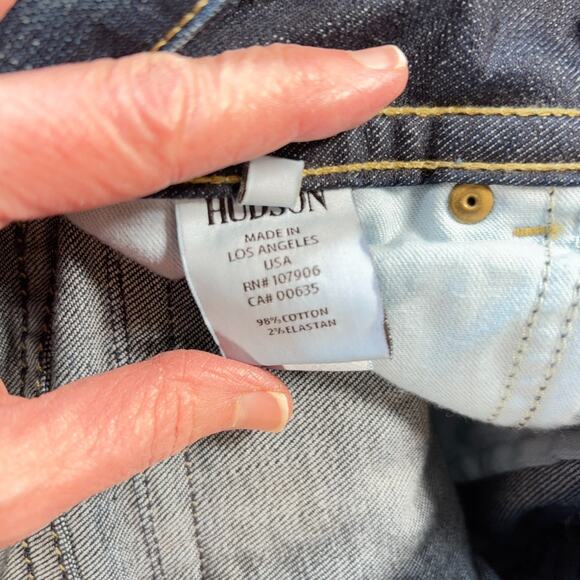 Hudson Jeans Size 27 Bootcut Blue Denim Made in USA LA Stretch Cotton Women’s - Picture 4 of 10
